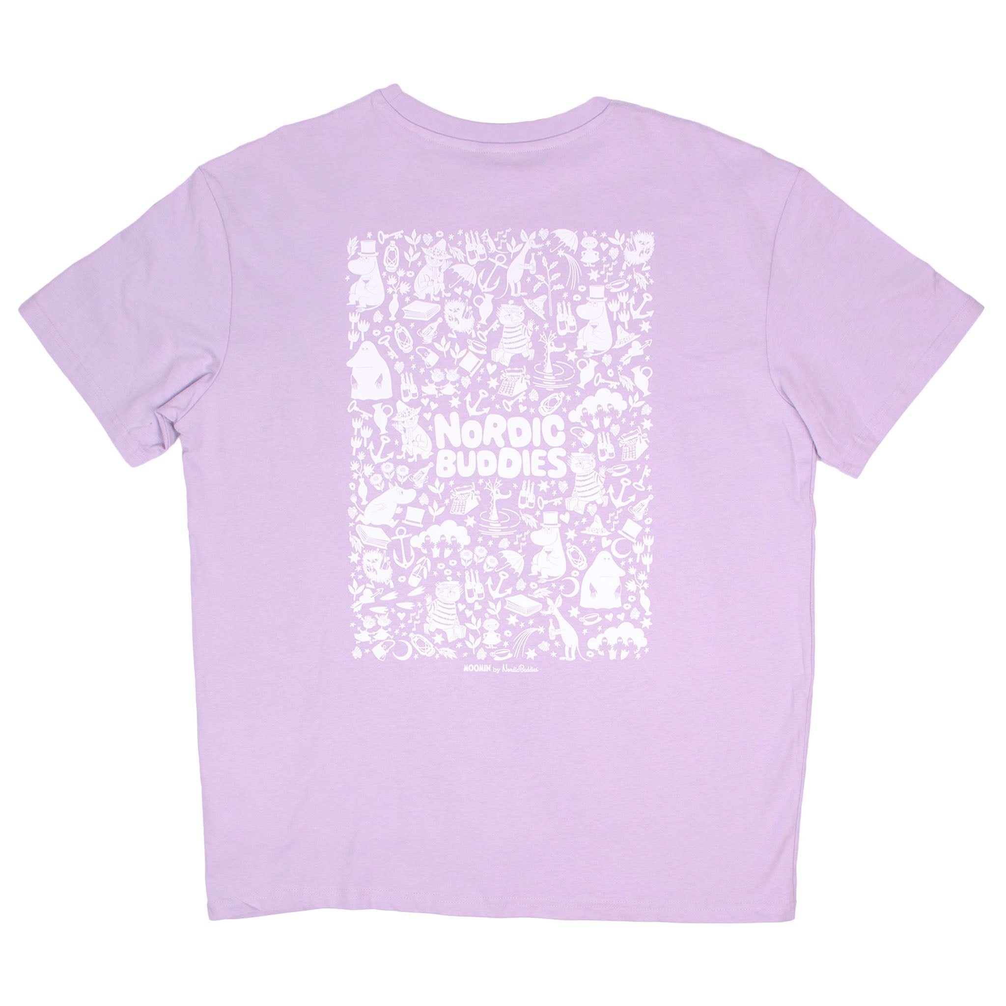 Moomin Heavy Unisex T-shirt - Lilac